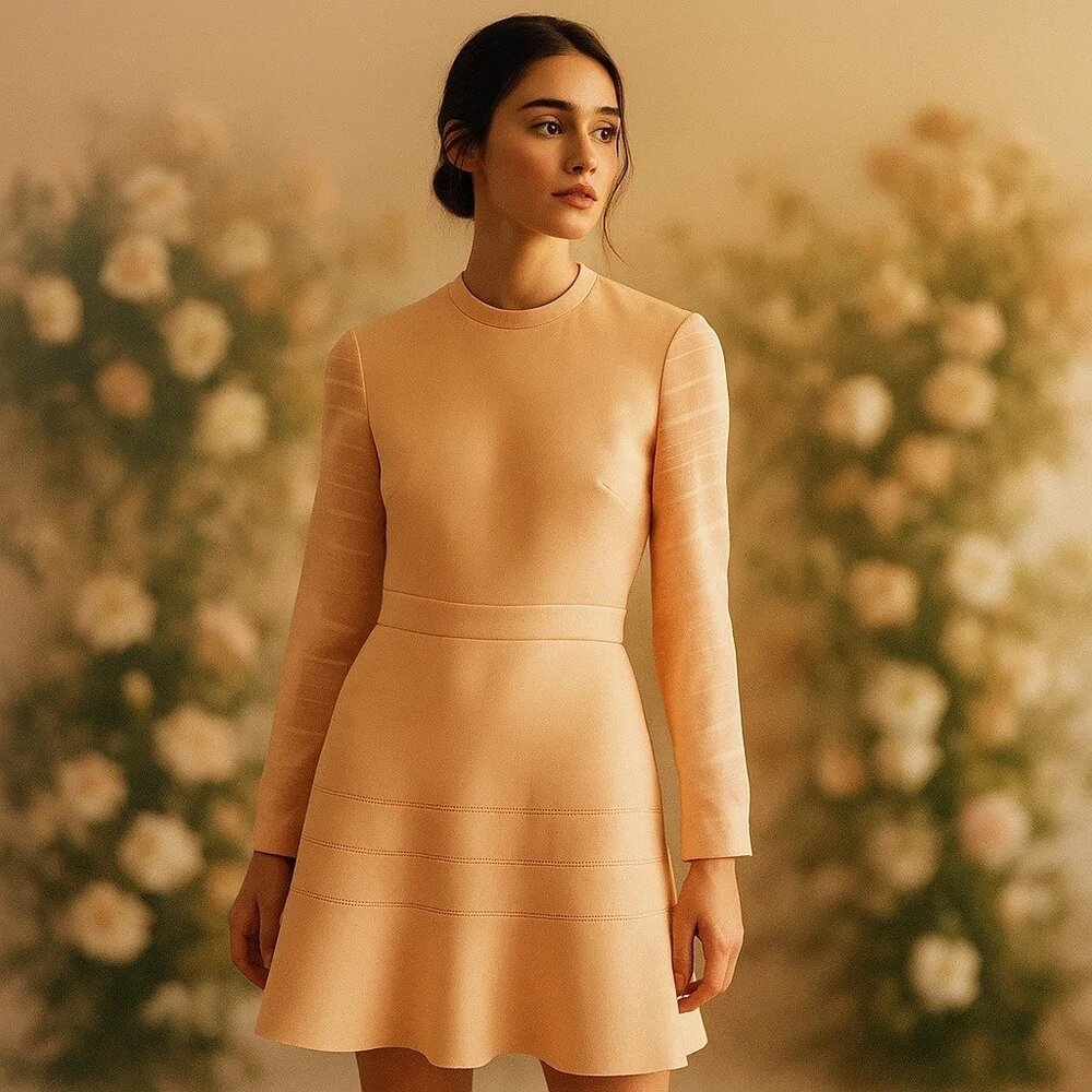 Finders Keepers Revolve‎ Without You Fit and Flare Dress XS Balletcore Coquette